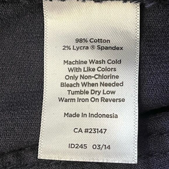 Womens’ Talbots Navy Blue Corduroy Pants Size 8L - Picture 5 of 5